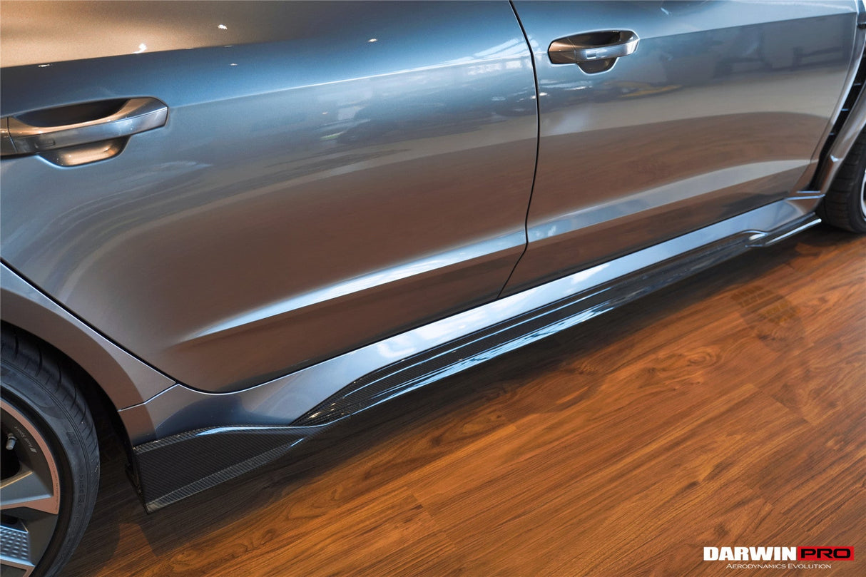 DarwinPRO 2019-UP Audi RS6 Avant C8 & RS7 C8 Quattro IMP Design Side Skirts Under Board