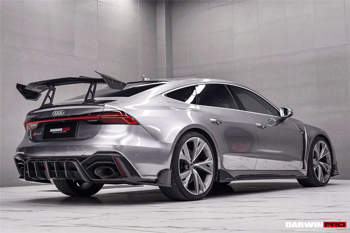 DarwinPRO 2019-UP Audi RS6 Avant C8 RS7 C8 Quattro IMP Design Rear Diffuser