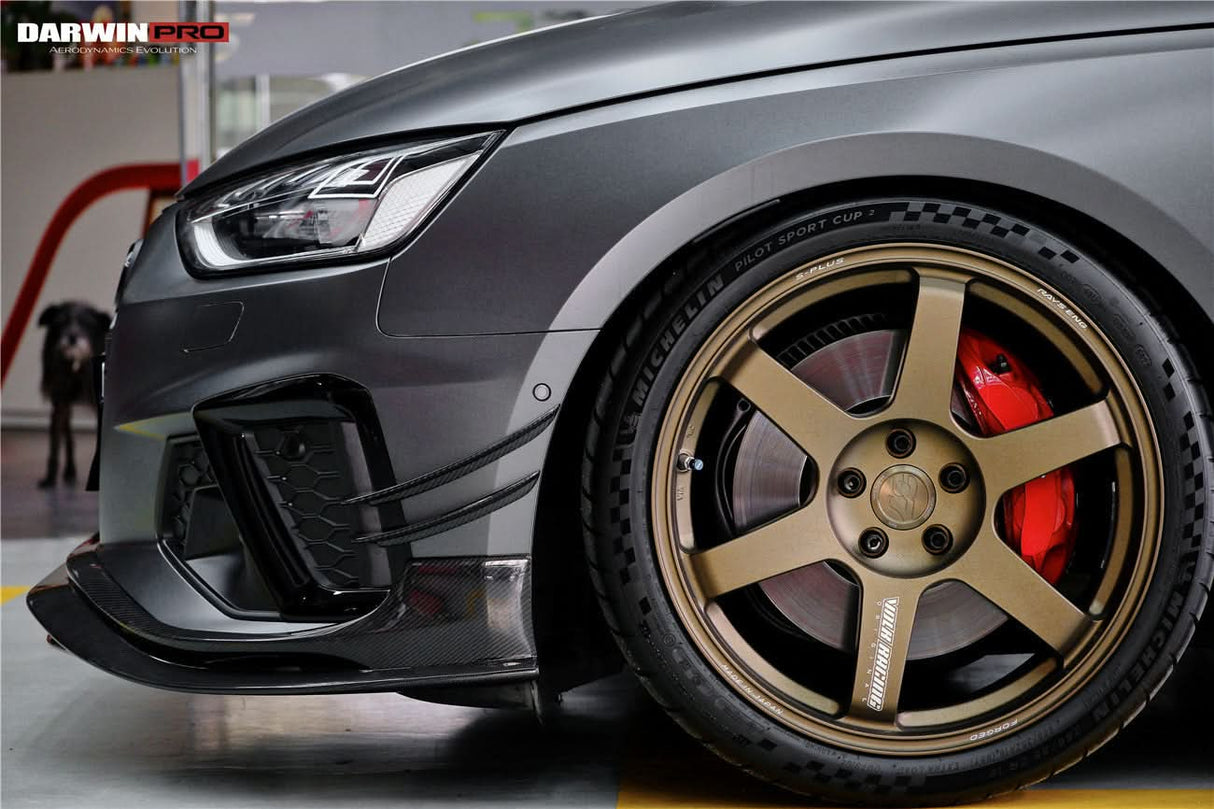 DarwinPRO 2020-2025 Audi S4 Sedan And Avant B9.5 BKSS Style Carbon Fiber Front Lip