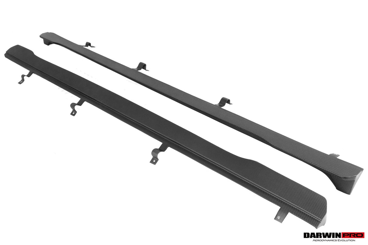 DarwinPRO 2020-2025 Audi S4 Avant B9.5 BKSS Style Carbon Fiber Add On Side skirts Under Board