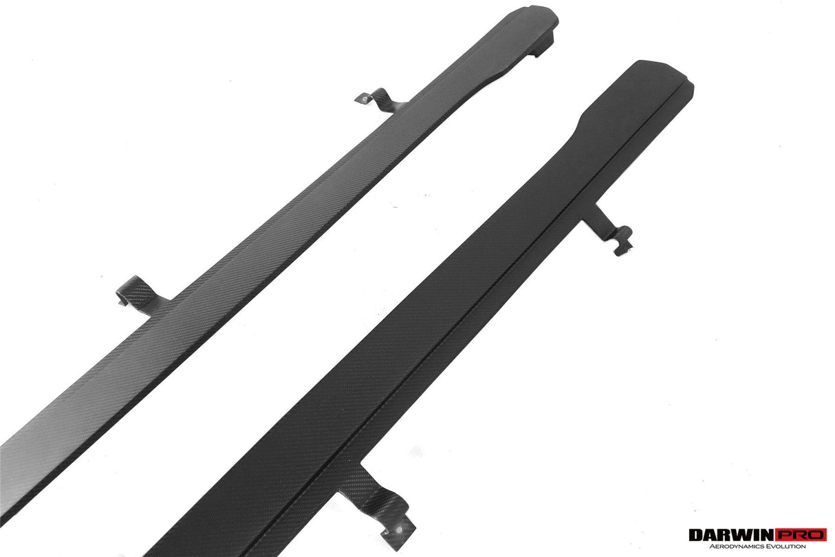 DarwinPRO 2020-2025 Audi S4 Avant B9.5 BKSS Style Carbon Fiber Add On Side skirts Under Board