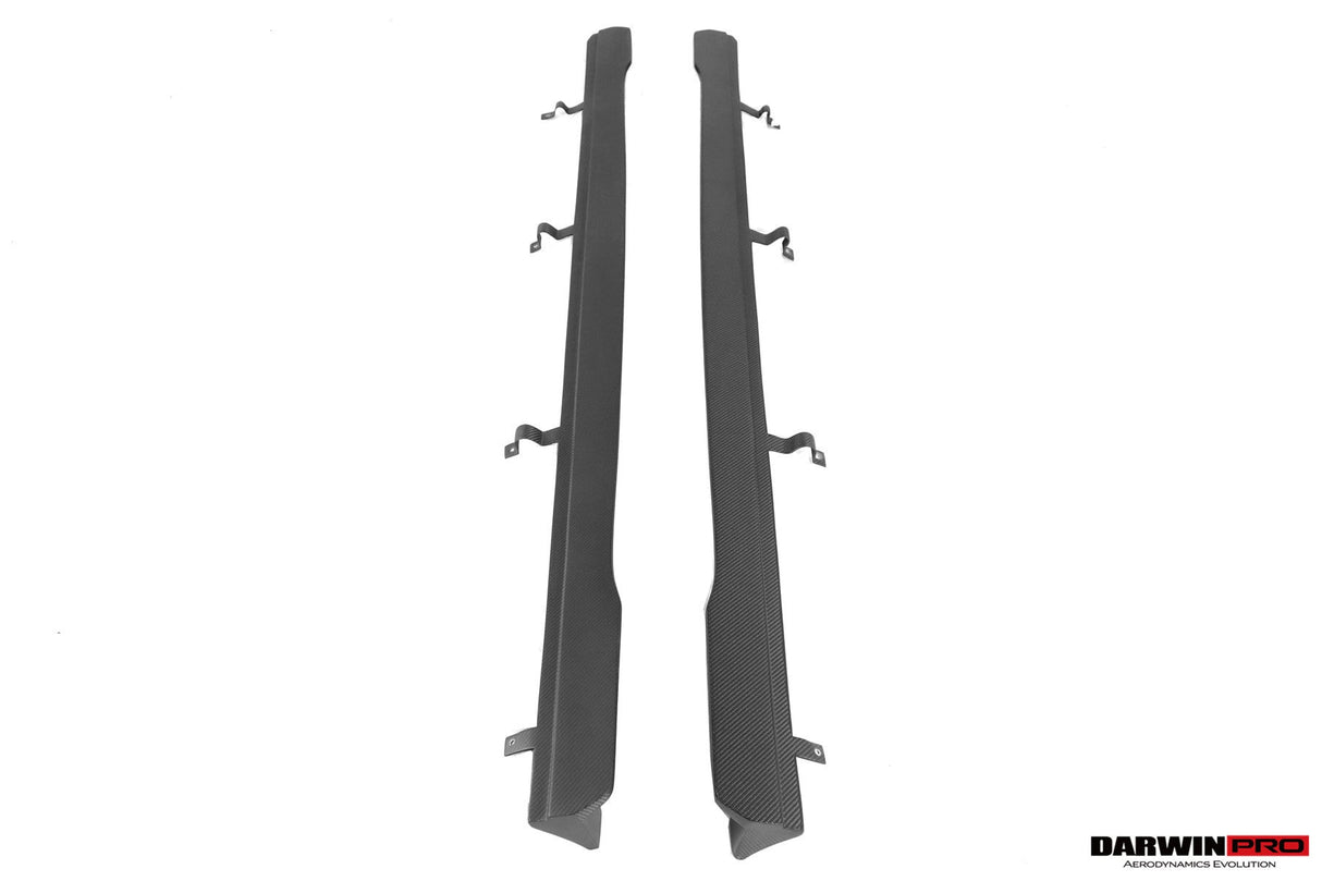 DarwinPRO 2020-2025 Audi S4 Avant B9.5 BKSS Style Carbon Fiber Add On Side skirts Under Board