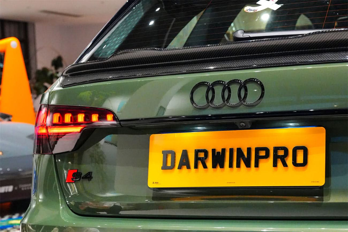 DarwinPRO 2017-2025 Audi S4 Avant B9 B9.5 BKSS style Carbon Fiber Trunk Spoiler