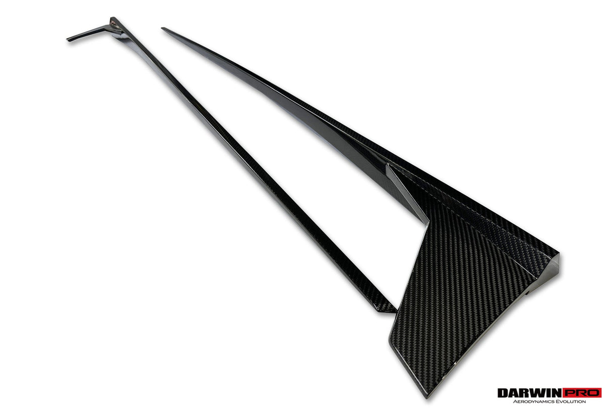 2019-2025 BMW M8 F93 8 Series G16 AD Style Autoclave Carbon Fiber Side Skirts