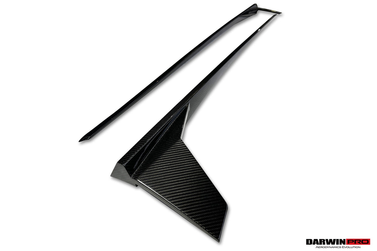 2019-2025 BMW M8 F93 8 Series G16 AD Style Autoclave Carbon Fiber Side Skirts