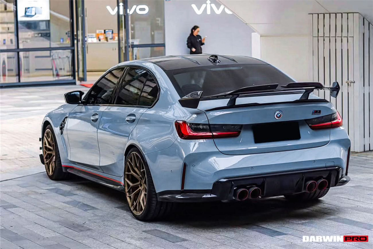 2021-UP BMW M3 G80 G20 BKSSII Style Carbon Fiber Trunk Spoiler