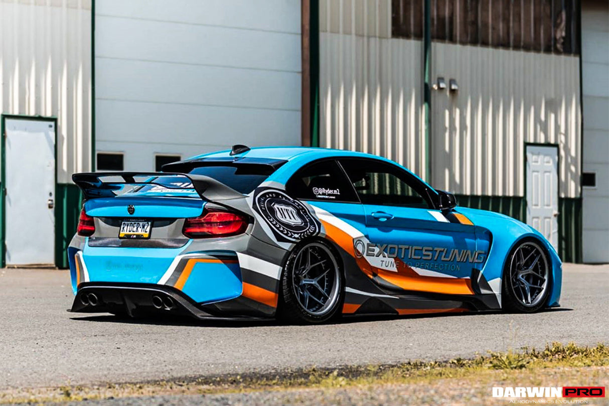 2014-2021 BMW 2 Series F22 Partial Carbon Fiber Wide Body Full Body Kit DarwinPRO (VR Design)