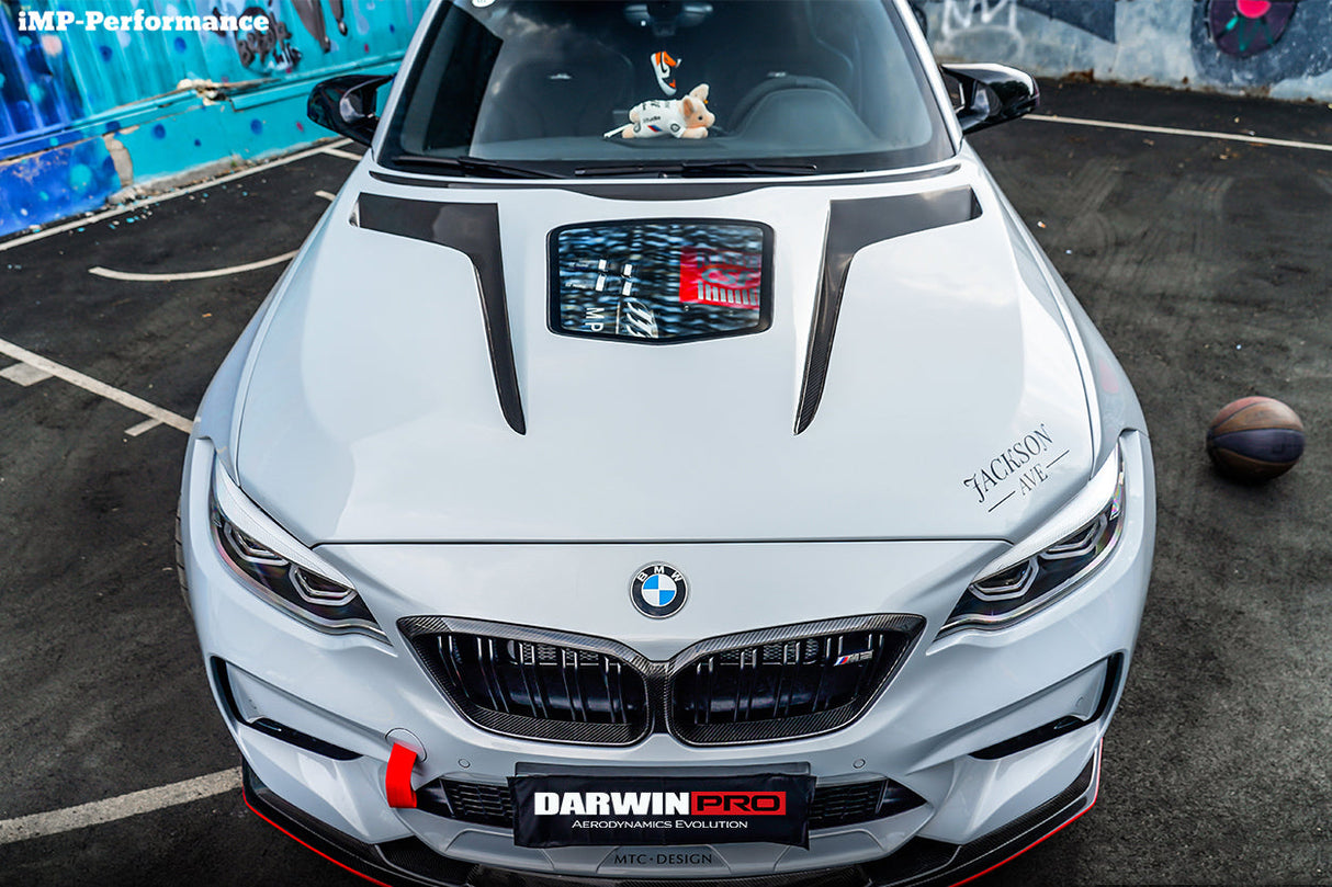 DarwinPRO 2014-2021 BMW M2 M2C 2-SERIES F22 F23 F87 IMP Performance Syle Carbon Fiber Hood