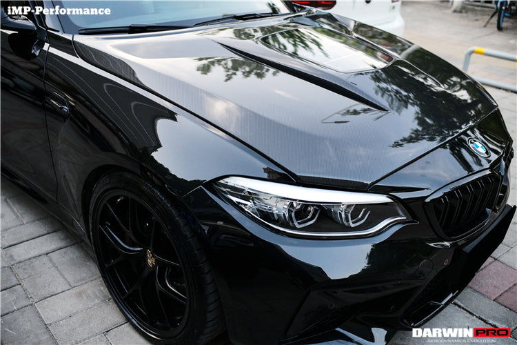 DarwinPRO 2014-2021 BMW M2 M2C 2-SERIES F22 F23 F87 IMP Performance Syle Carbon Fiber Hood