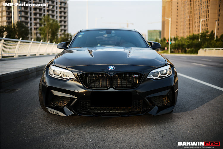 DarwinPRO 2014-2021 BMW M2 M2C 2-SERIES F22 F23 F87 IMP Performance Syle Carbon Fiber Hood