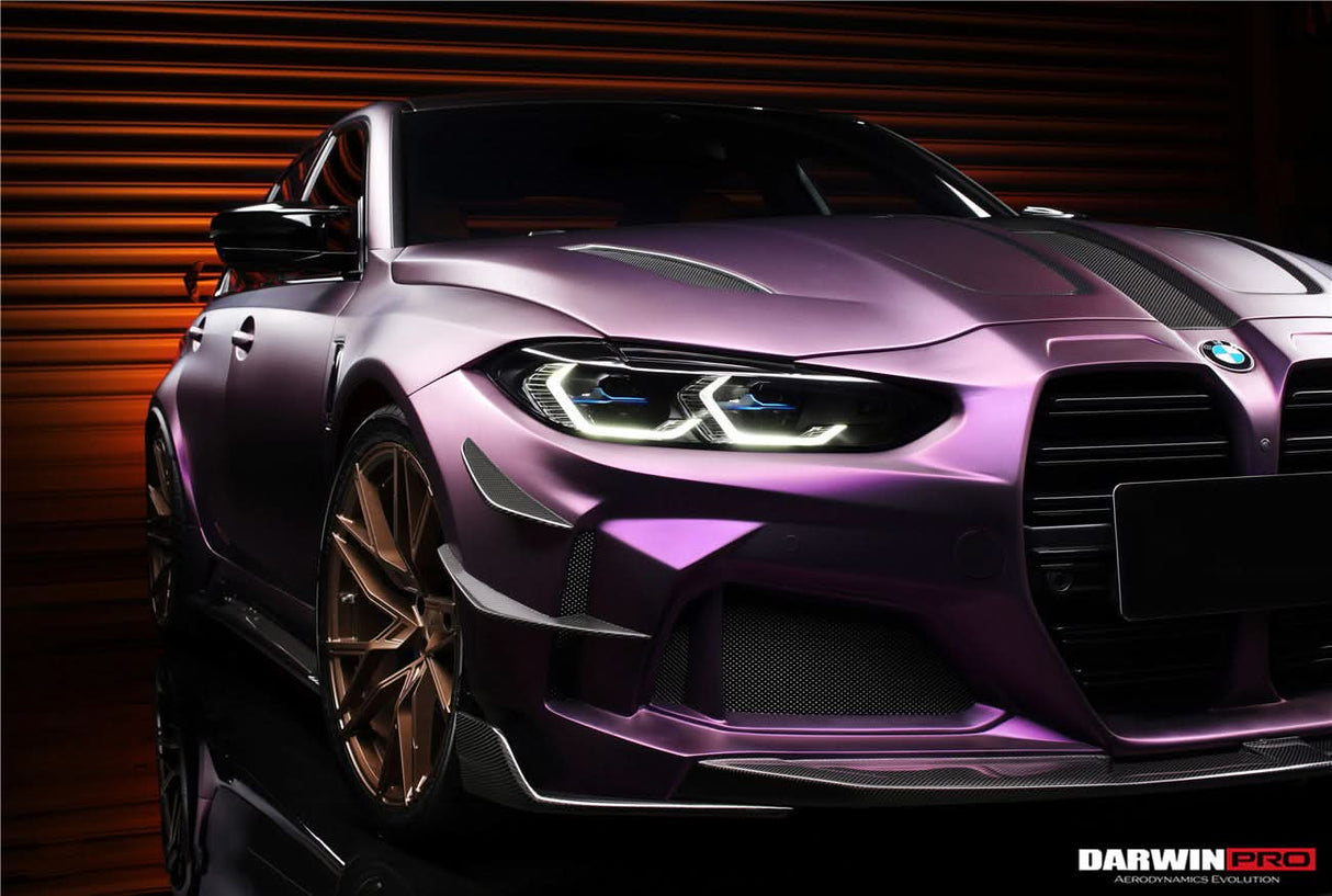 2021-UP BMW M3 G80 G81 BKSSII Style Front Bumper and Front Fender and Side Skirts