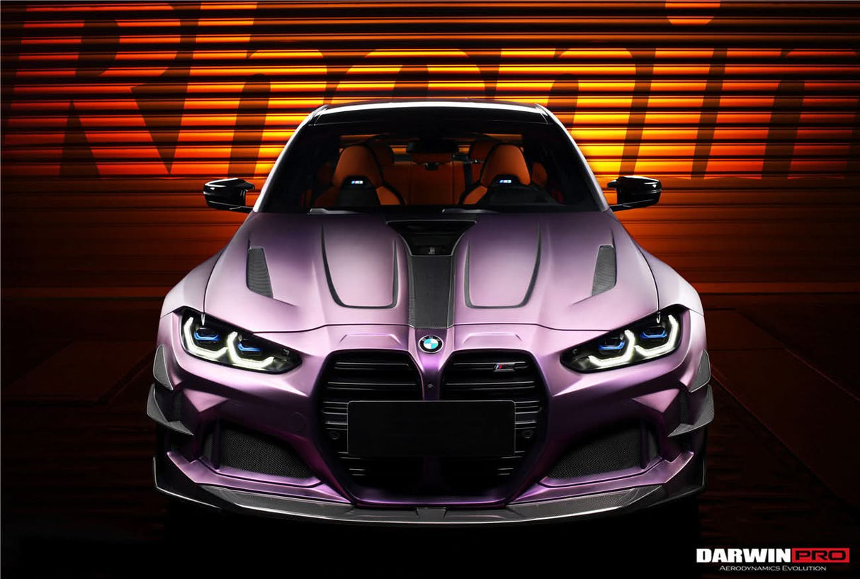 2021-UP BMW M3 G80 G81 BKSSII Style Front Bumper and Front Fender and Side Skirts
