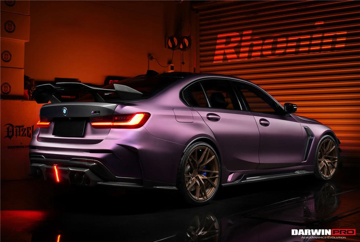 2021-UP BMW M3 G80 G81 BKSSII Style Front Bumper and Front Fender and Side Skirts