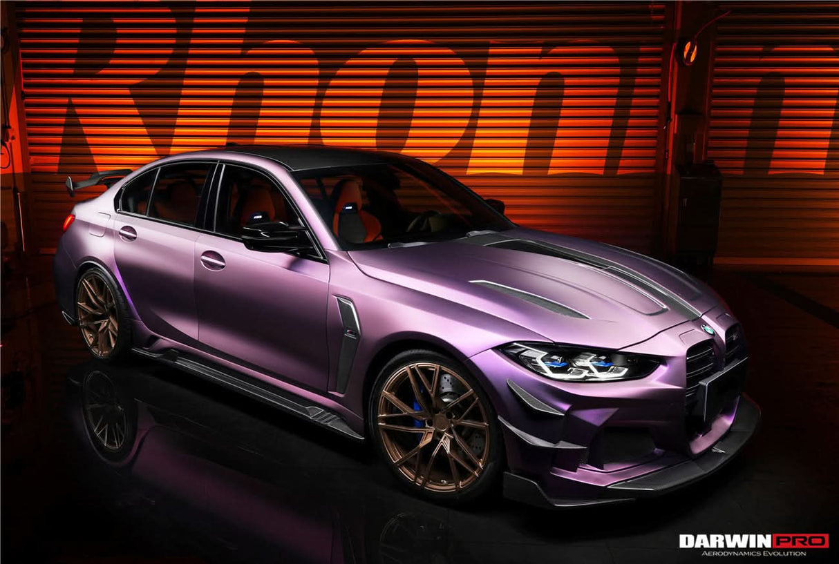 2021-UP BMW M3 G80 G81 BKSSII Style Front Bumper and Front Fender and Side Skirts