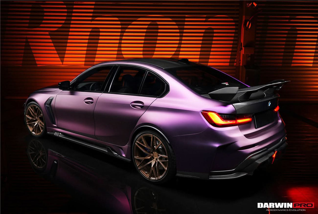 2021-UP BMW M3 G80 G81 BKSSII Style Front Bumper and Front Fender and Side Skirts