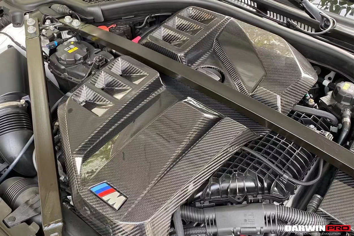 2021-UP BMW M2 M3 M4 Autoclaved Carbon Fiber Engine Cover DarwinPRO (OE) Fits G80, G82, G83, G87