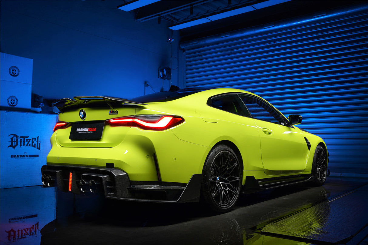 2021-UP BMW M4 G82 | 4 Series G22 Carbon Fiber Trunk Spoiler - DarwinPRO (BKSS)