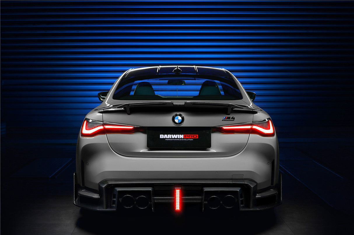2021-UP BMW M4 G82 | 4 Series G22 Carbon Fiber Trunk Spoiler - DarwinPRO (BKSS)