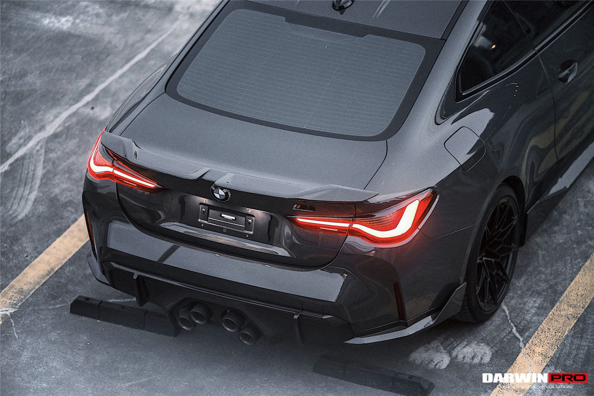 2021-UP BMW M4 G82 | 4 Series G22 Carbon Fiber Trunk Spoiler - DarwinPRO (BKSS)
