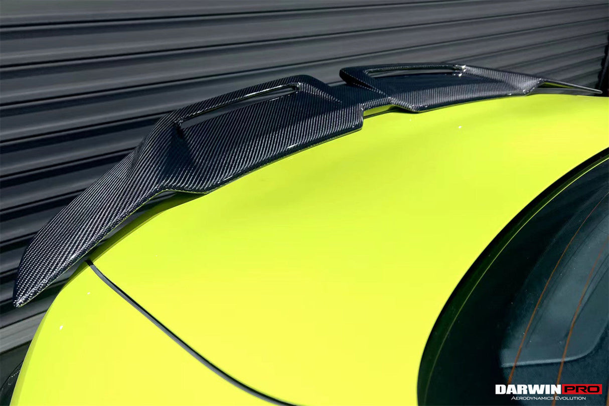 2021-UP BMW M4 G82 | 4 Series G22 Carbon Fiber Trunk Spoiler - DarwinPRO (BKSS)