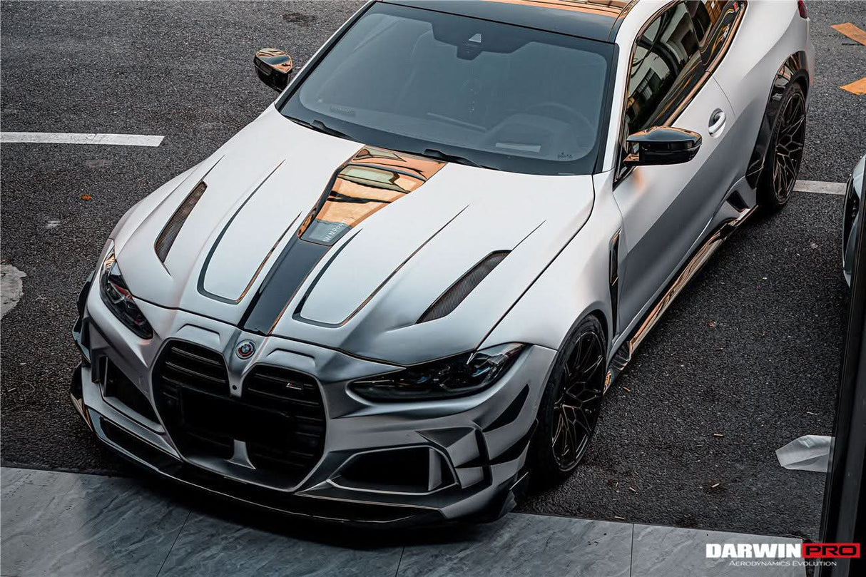2021-UP BMW M3 M4 IMP Performance Carbon Fiber Hood DarwinPRO (iMP Design) Fits G80, G81, G82, G83
