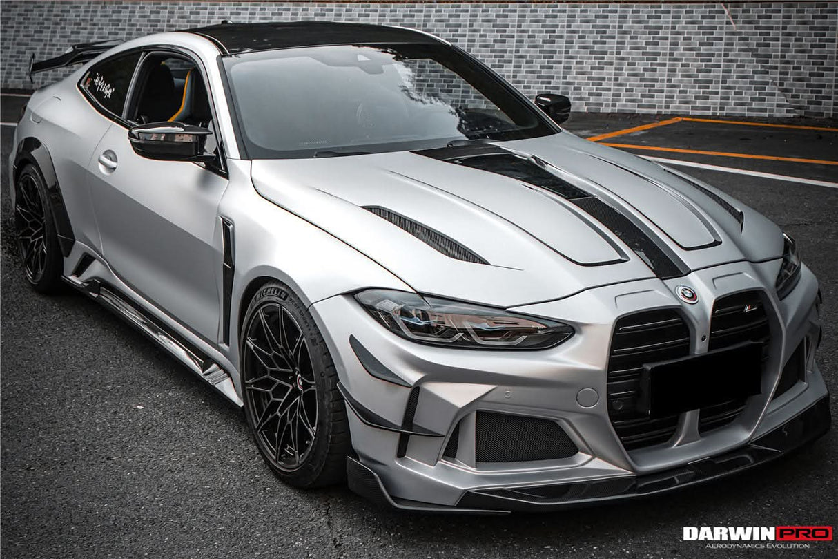 2021-UP BMW M3 M4 IMP Performance Carbon Fiber Hood DarwinPRO (iMP Design) Fits G80, G81, G82, G83