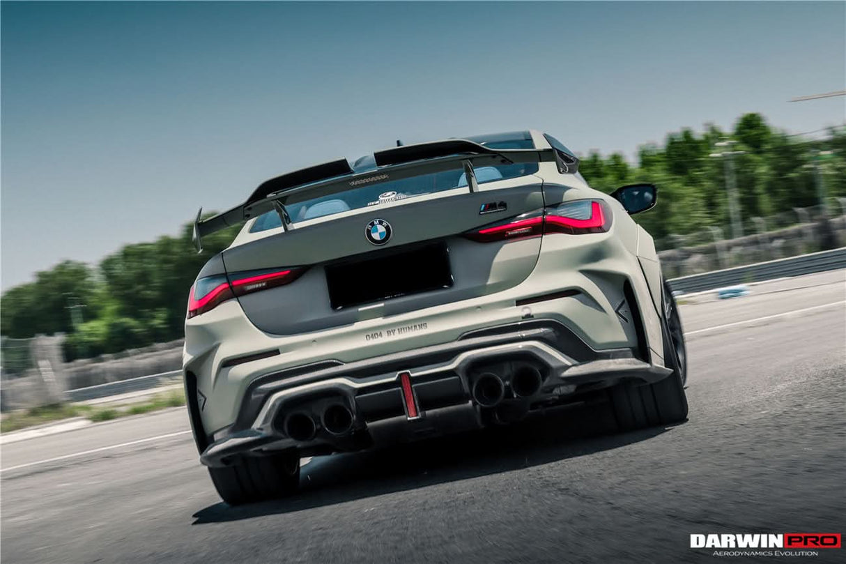 2021-UP BMW M4 G82 G83 BKSSII Style Rear Bumper with LED Light