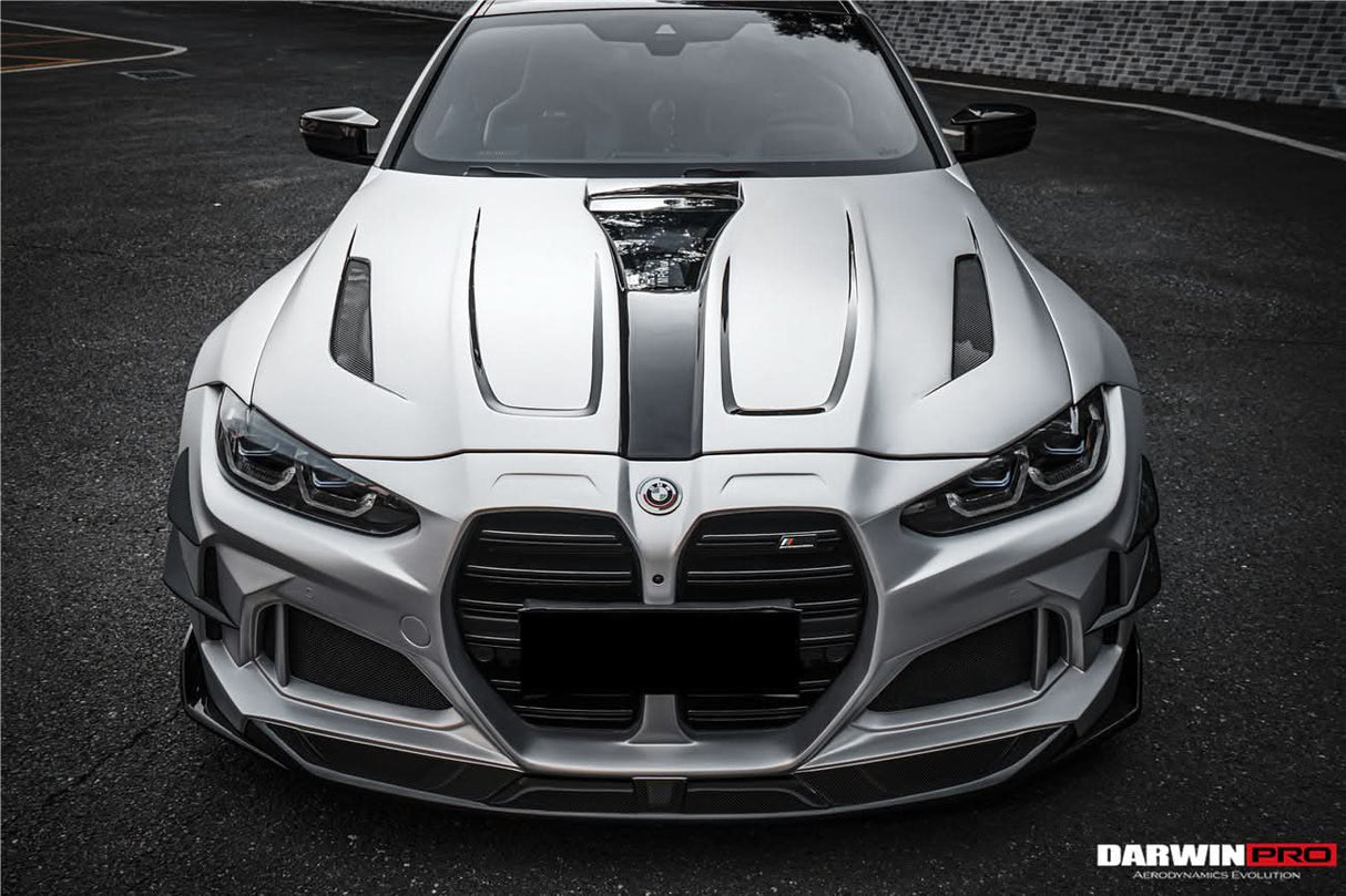 DarwinPRO 2021-UP BMW M4 G82 G83 BKSSII Style Front Bumper and Front Fender and Side Skirts