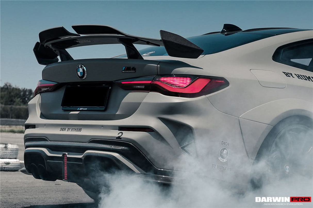 2021-UP BMW M4 G82 G83 BKSSII Style Rear Bumper with LED Light