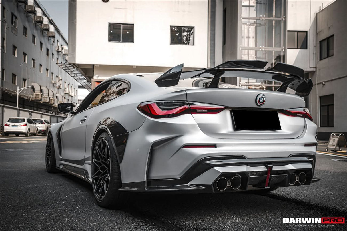 2021-UP BMW M4 G82 G83 BKSSII Style Rear Bumper with LED Light