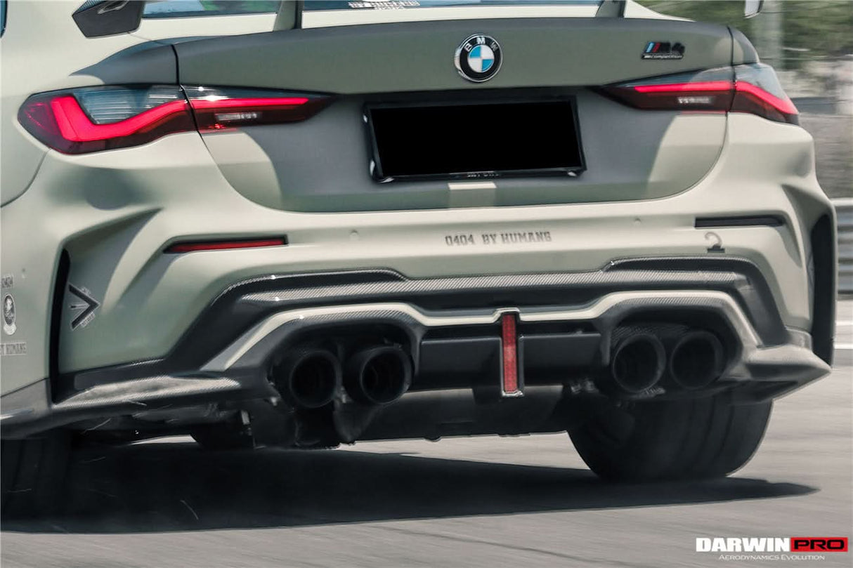 2021-UP BMW M4 G82 G83 BKSSII Style Rear Bumper with LED Light