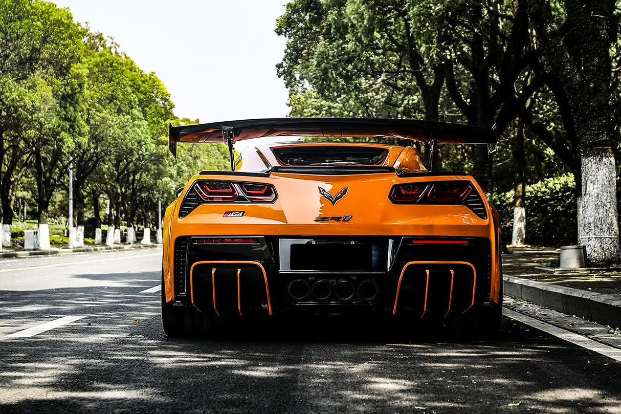 2013-2019 Corvette C7 Z51 Grandsport Z06 Style Rear Full Body Kit