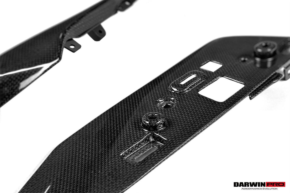 2022-2026 Ferrari 296 GTB GTS (Type F171) OE Style Dry Carbon Fiber Center Control Surround Panel Front End