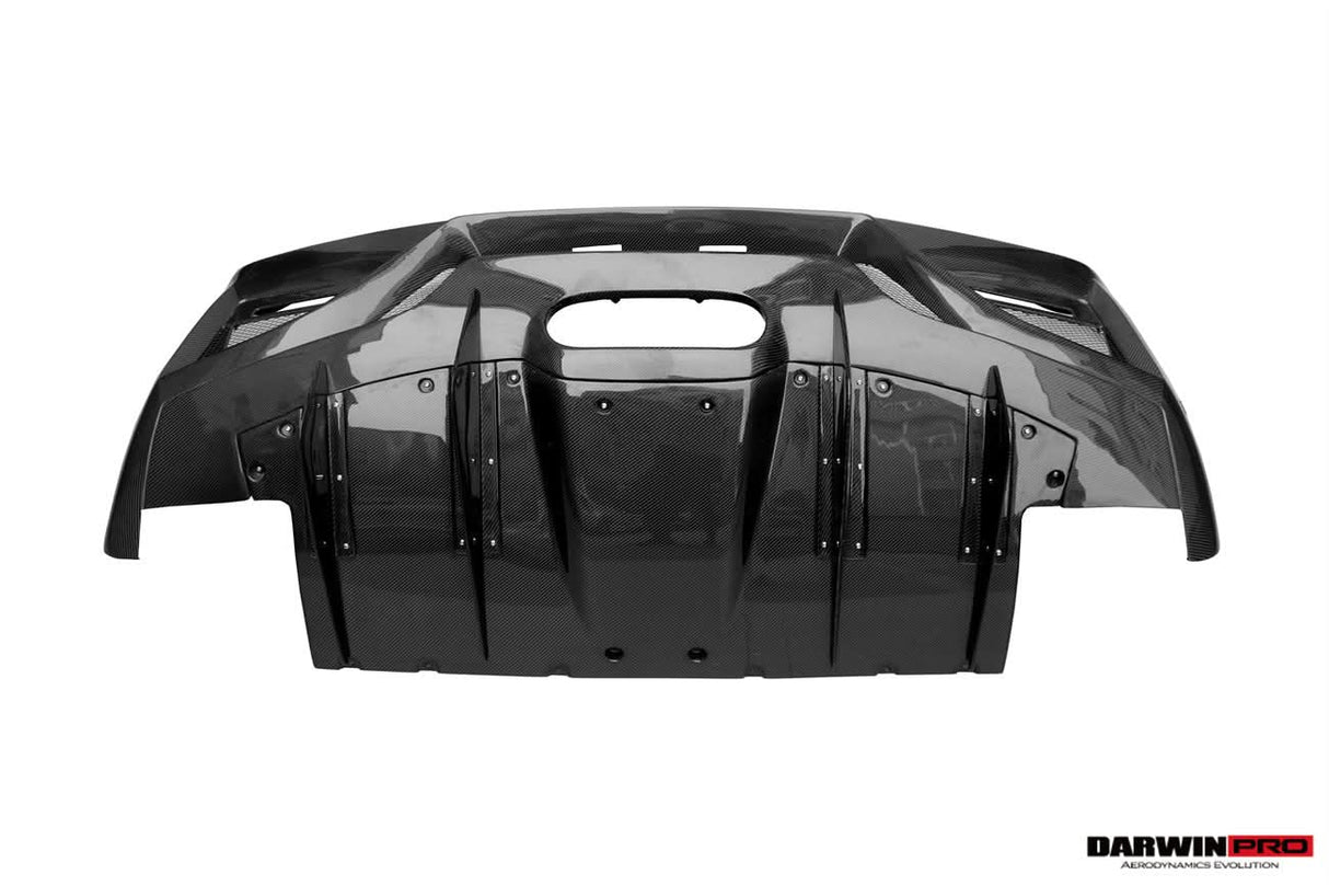 2010-2015 Ferrari 458 Spider BKSS Style Partial Carbon Fiber Rear Bumper And Fiber Trunk With Tail Light Cover