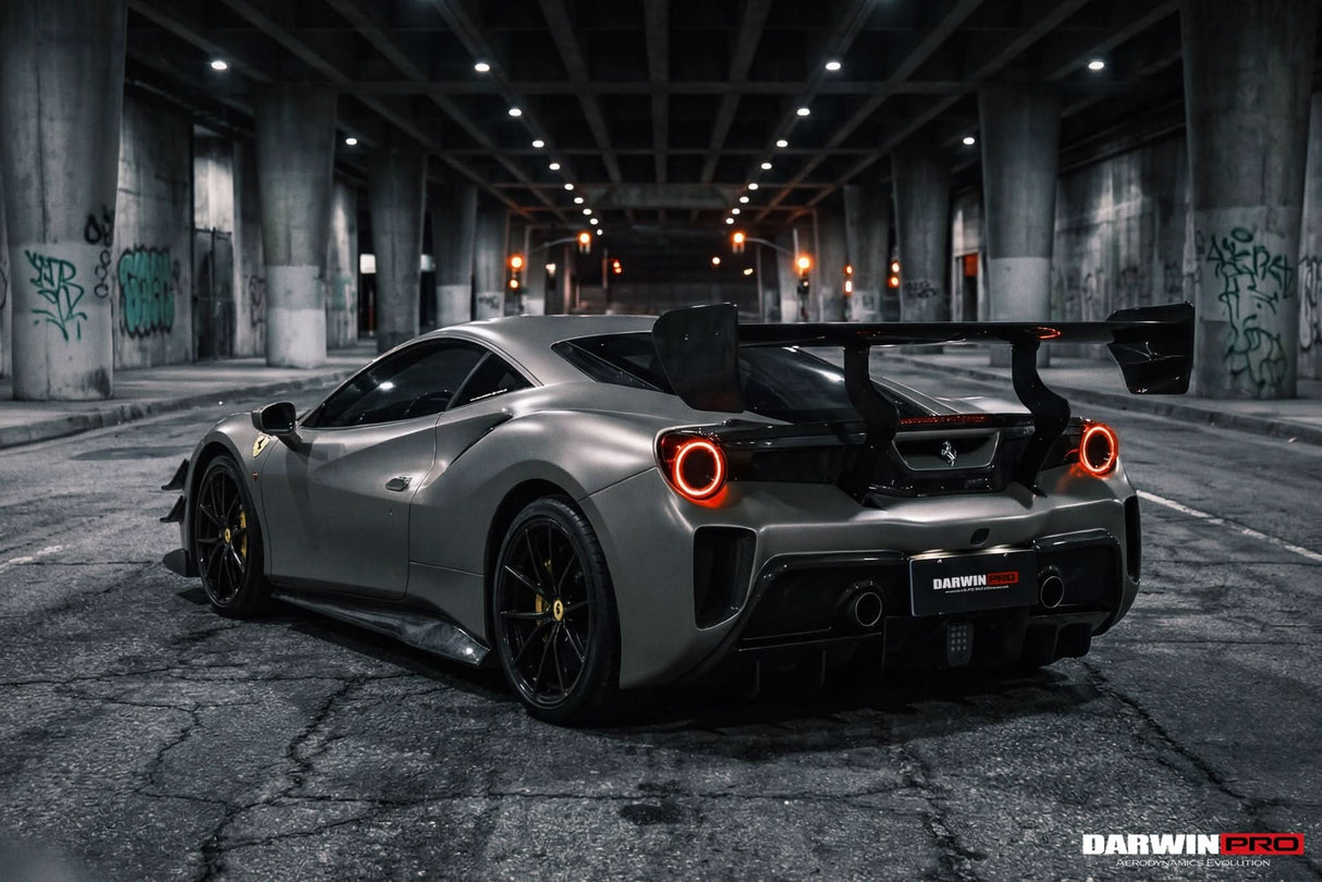 2015-2020 Ferrari 488 GTB | Spider Carbon Fiber Wing - DarwinPRO Challenge Evo Modena Design