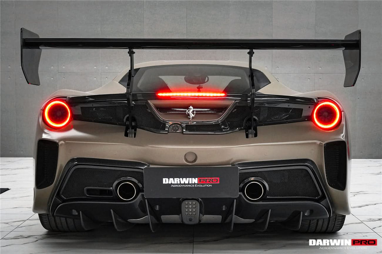 2015-2020 Ferrari 488 GTB | Spider Carbon Fiber Wing - DarwinPRO Challenge Evo Modena Design