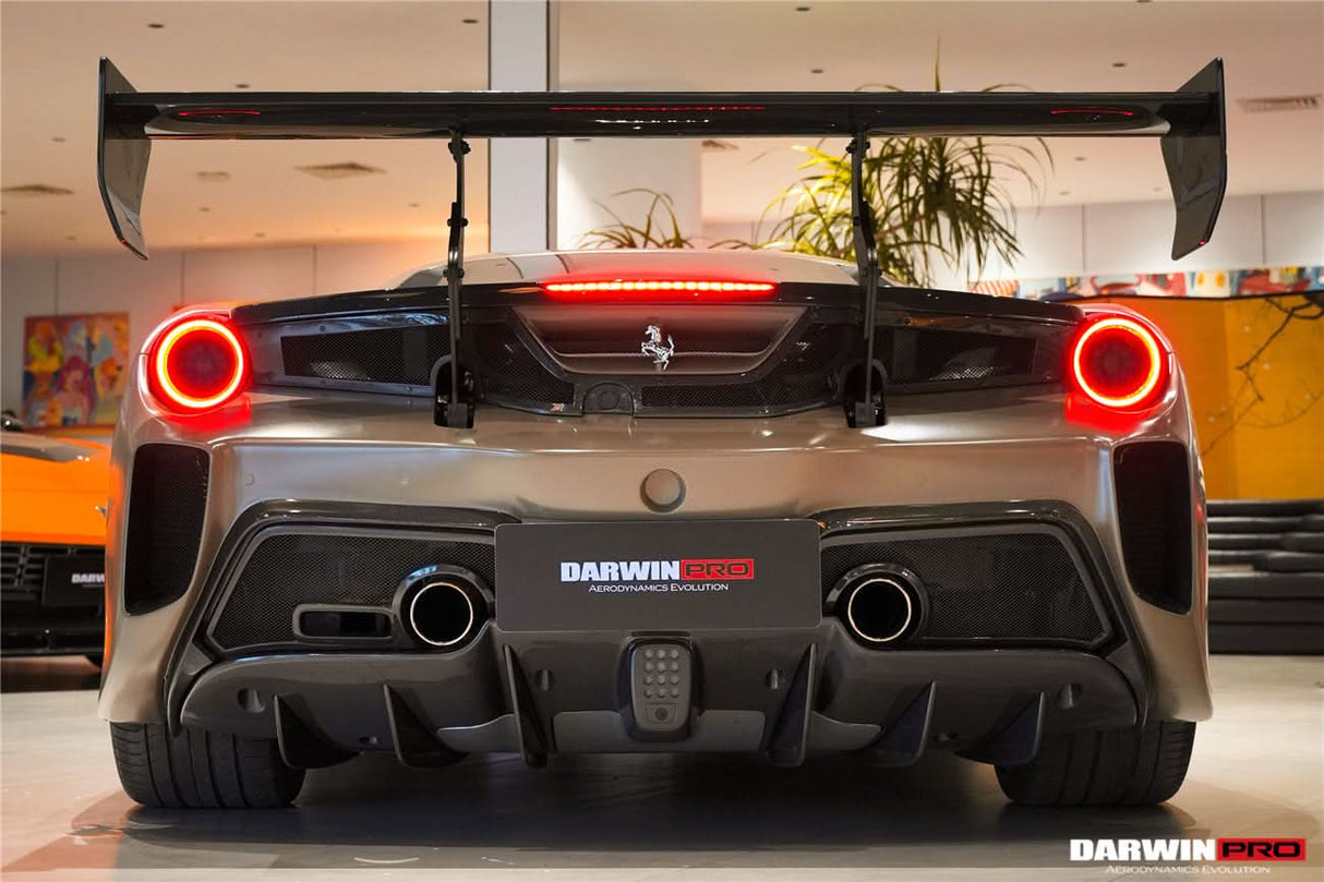 2015-2020 Ferrari 488 GTB | Spider Carbon Fiber Wing - DarwinPRO Challenge Evo Modena Design
