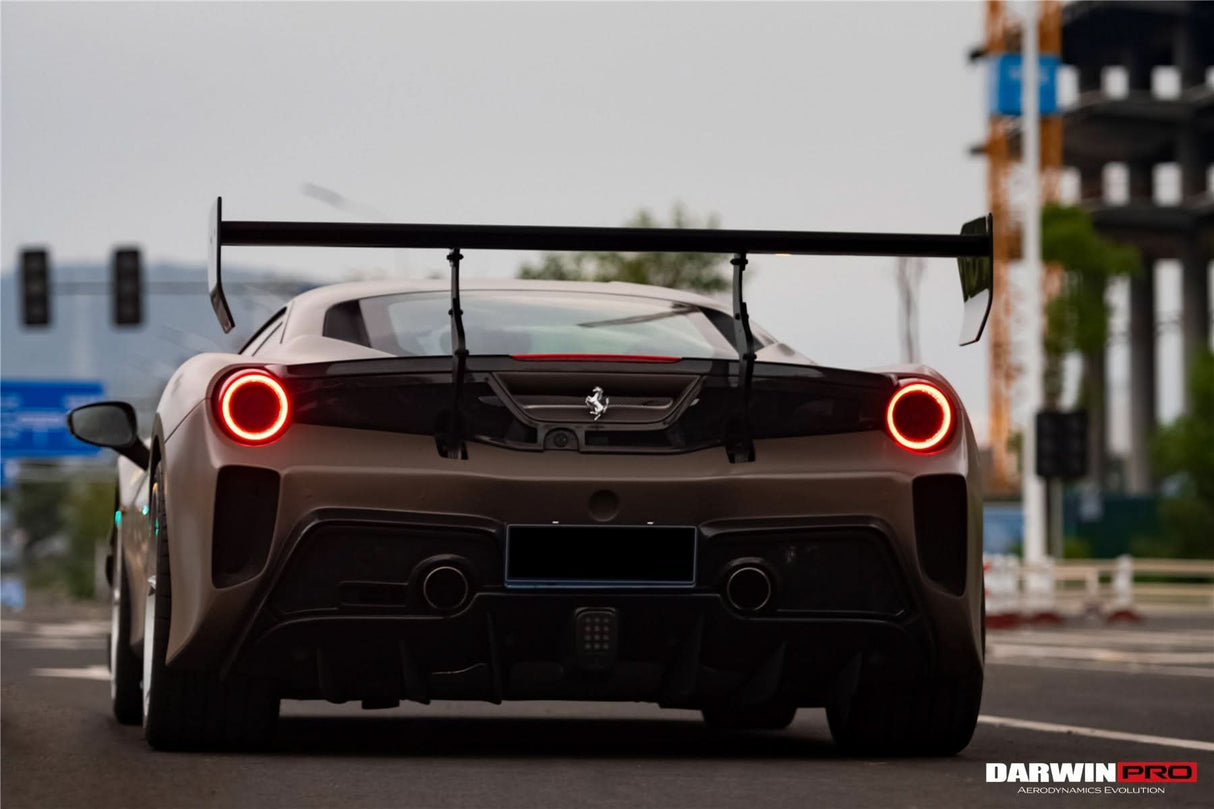2015-2020 Ferrari 488 GTB Partial Carbon Fiber Full Body Kit - DarwinPRO Challenge Evo Modena Design