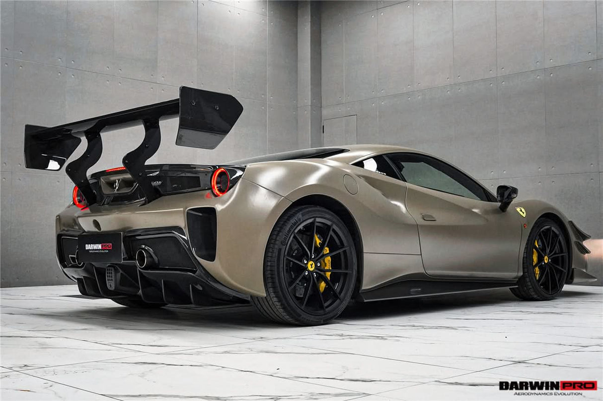 2015-2020 Ferrari 488 GTB Partial Carbon Fiber Full Body Kit - DarwinPRO Challenge Evo Modena Design