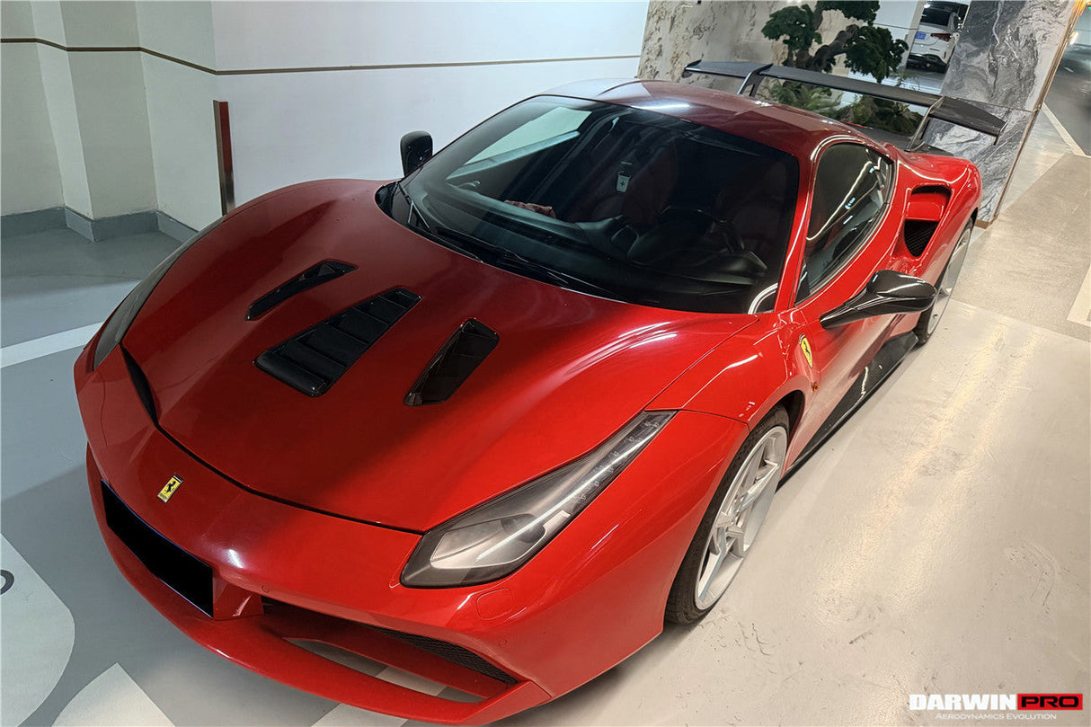 2015-2020 Ferrari 488 GTB Carbon Fiber Wing DarwinPRO (SF90XX Style)