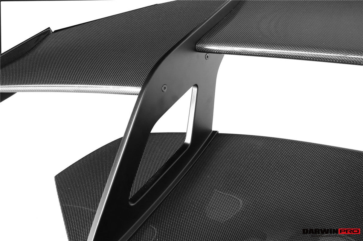 2015-2020 Ferrari 488 GTB Partial Carbon Fiber Wing With Base DarwinPRO (SF90XX Style)