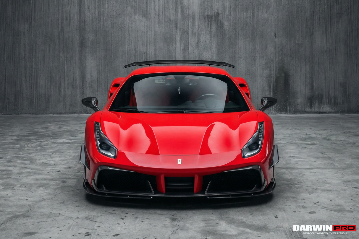 DarwinPRO 2015-2020 Ferrari 488 GTB & Spider iMP-Performance Carbon Fiber Front Lip