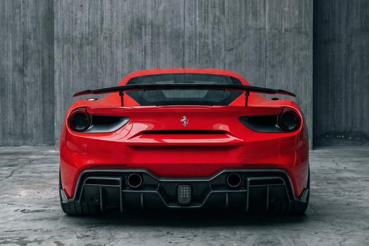 DarwinPRO 2015-2020 Ferrari 488 GTB & Spider iMP-Performance Carbon Fiber Rear Diffuser