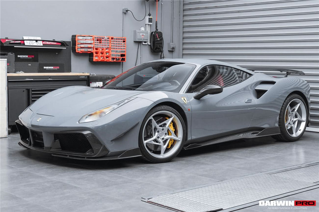 DarwinPRO 2015-2020 Ferrari 488 GTB & Spider iMP-Performance Carbon Fiber Front Lip