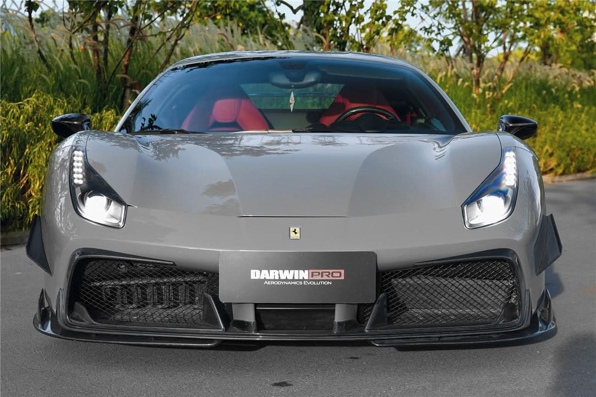 DarwinPRO 2015-2020 Ferrari 488 GTB & Spider iMP-Performance Carbon Fiber Front Lip