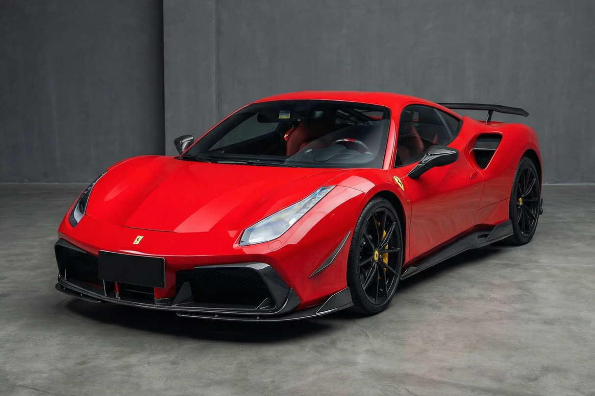 DarwinPRO 2015-2020 Ferrari 488 GTB & Spider iMP-Performance Carbon Fiber Front Lip