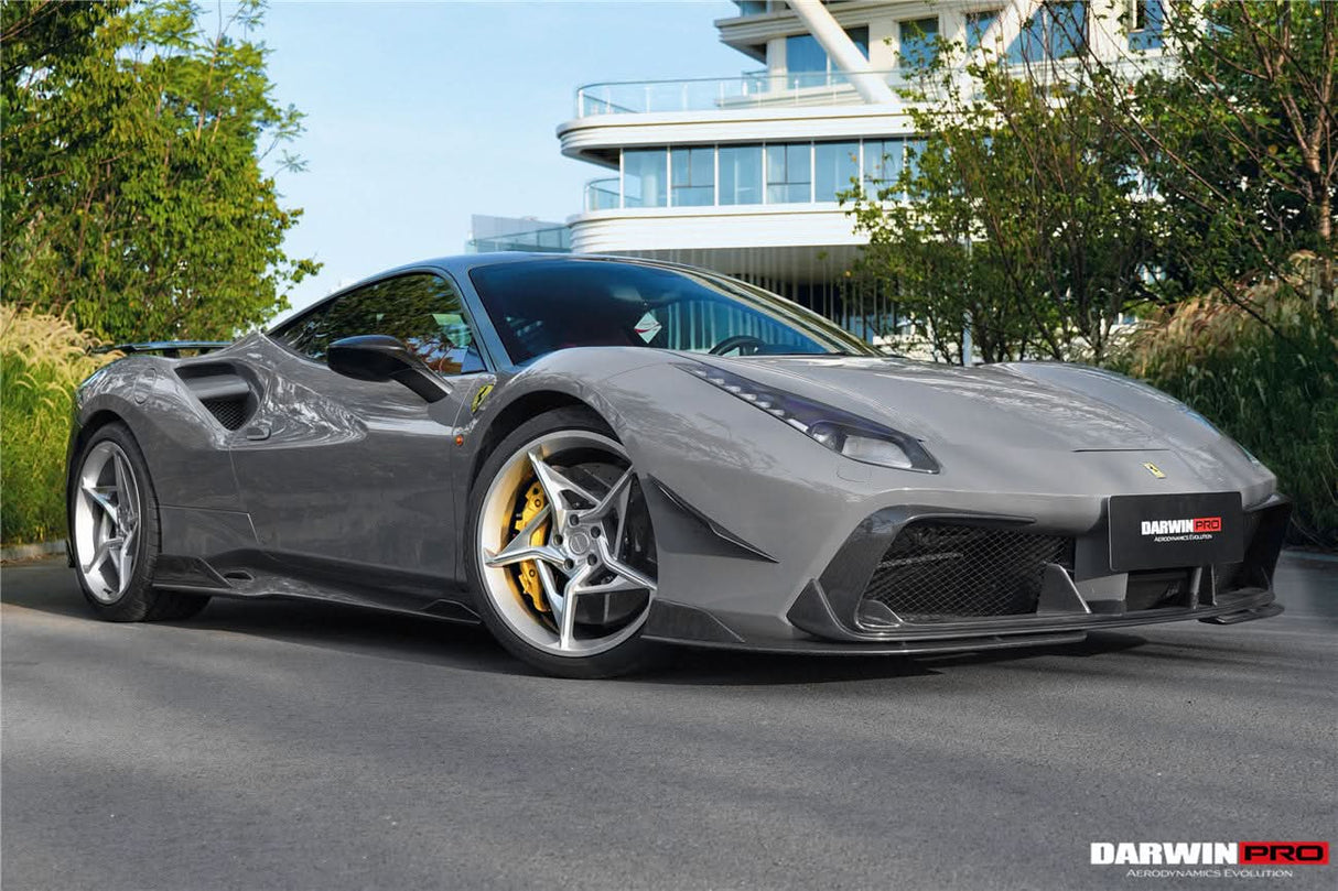 DarwinPRO 2015-2020 Ferrari 488 GTB & Spider iMP-Performance Carbon Fiber Front Lip