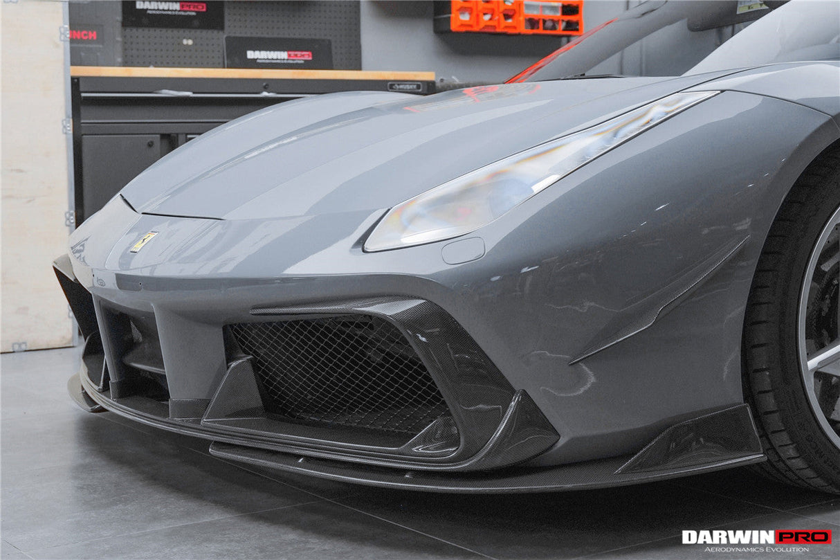 DarwinPRO 2015-2020 Ferrari 488 GTB & Spider iMP-Performance Carbon Fiber Front Lip
