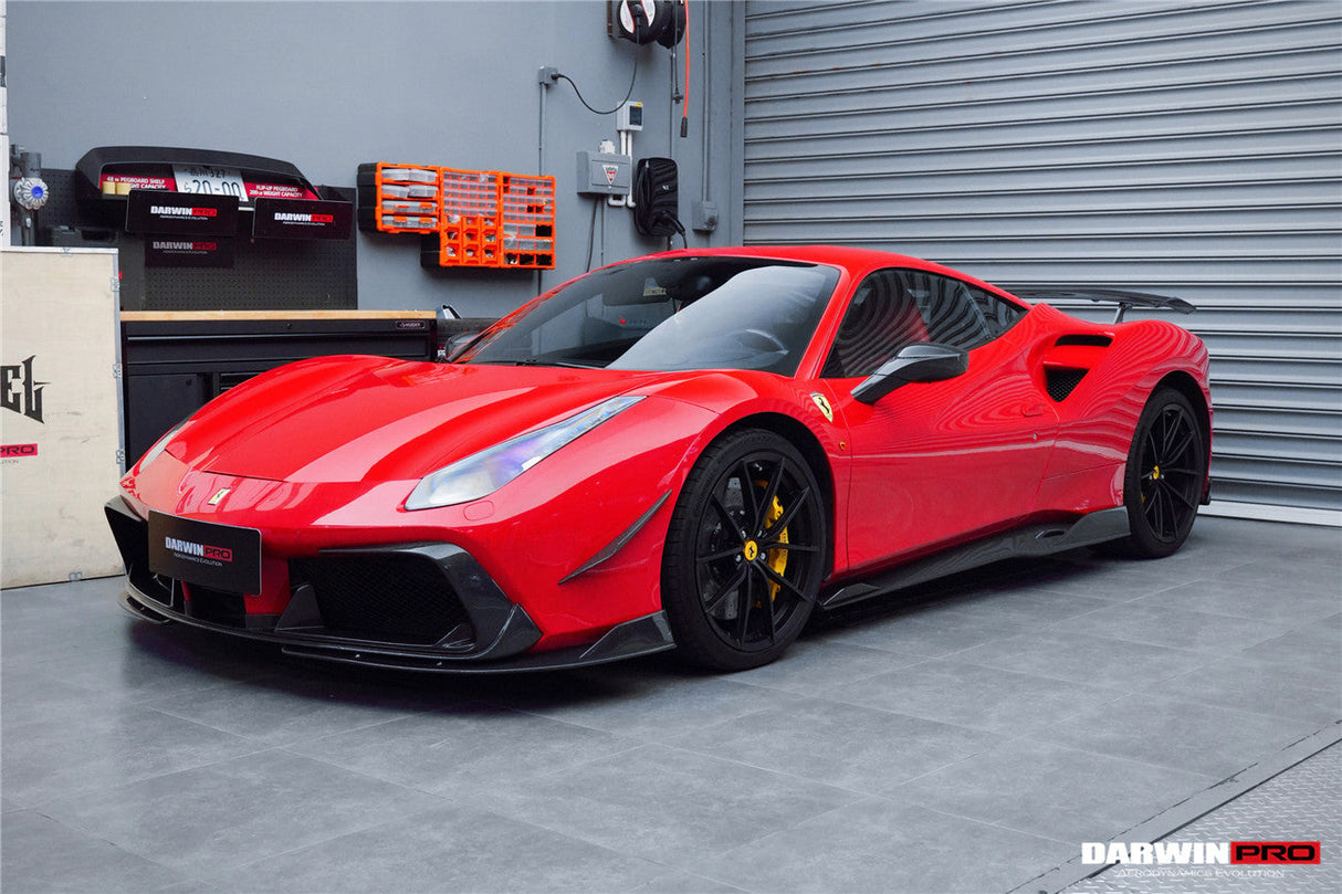 DarwinPRO 2015-2020 Ferrari 488 GTB & Spider iMP-Performance Carbon Fiber Front Lip