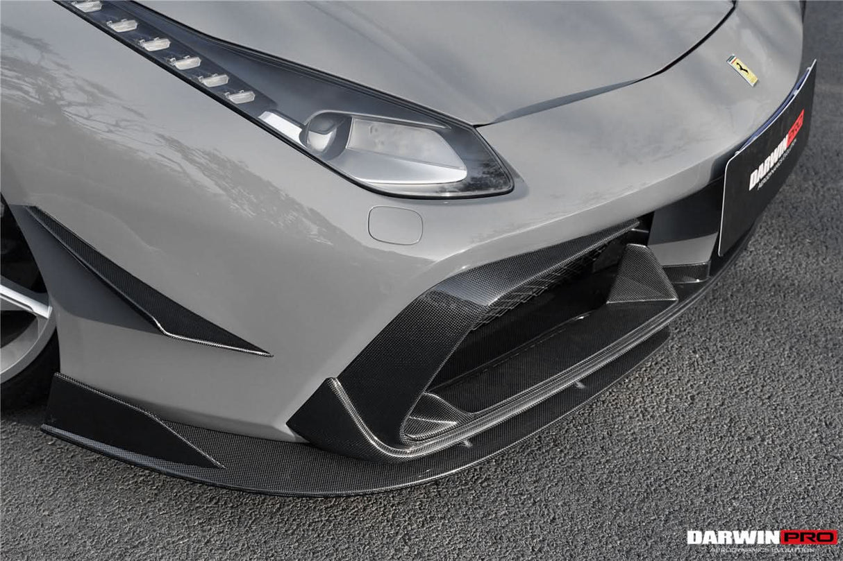 DarwinPRO 2015-2020 Ferrari 488 GTB & Spider iMP-Performance Carbon Fiber Front Lip